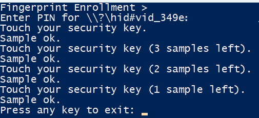 FIDO2.1 Security Key Management Tool - GUI for fido2-manage.exe